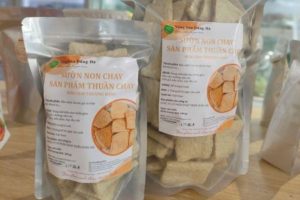 In tem nhãn sườn non chay đẹp, giá rẻ