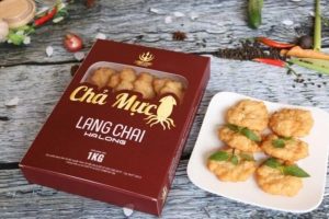 In hộp giấy đựng chả mực đẹp, chất lượng cao