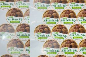 In tem vải sấy đẹp, thiết kế theo yêu cầu