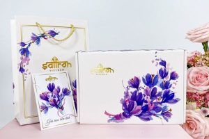 In túi giấy đựng saffron đẹp, thiết kế theo yêu cầu