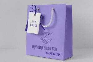 In túi giấy hội chợ đẹp, chất lượng cao