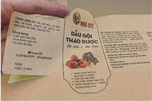 Tem dán dầu gội bồ kết giá rẻ, mẫu đẹp