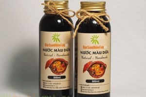In tem nước màu dừa giá rẻ, thiết kế theo yêu cầu
